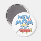 Aimant Nouvelle maman C'est un garçon Tshirts et cadeaux (Recto/Verso)