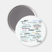 Aimant Nouvelle-Orléans (Recto/Verso)