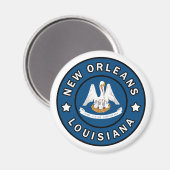 Aimant Nouvelle-Orléans Louisiane (Recto/Verso)