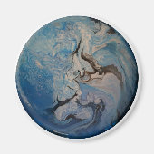 Aimant Nouvelle planète frontière (Devant)