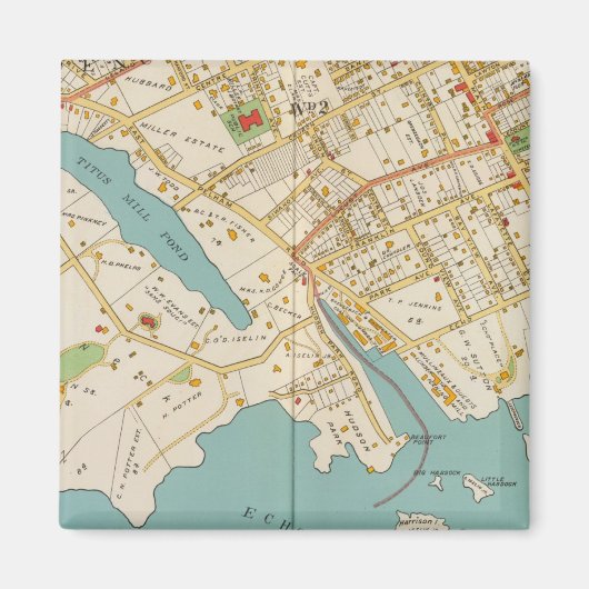 Aimant Nouvelle Rochelle, NY (Devant)