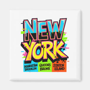 Aimant Nouvelle ville de New York horizon bronx queens ma