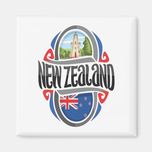 Aimant Nouvelle-Zélande (Devant)