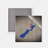 Aimant Nouvelle-Zélande (Recto/Verso)