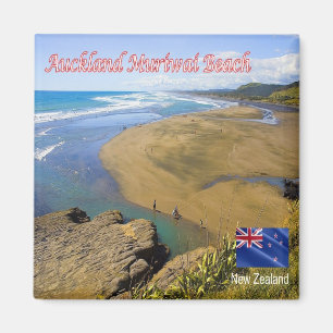 Aimant Nouvelle-Zélande - Auckland Muriwai - Plage