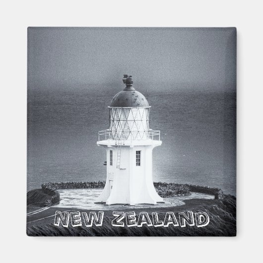Aimant Nouvelle-Zélande, Cap Reinga (Aimant frigo) (Devant)