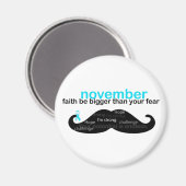 Aimant *Novembre mois de sensibilisation à la santé des h (Recto/Verso)