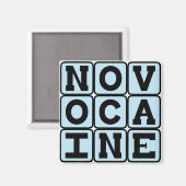 Aimant Novocaine, Anesthésie dentaire (Recto/Verso)