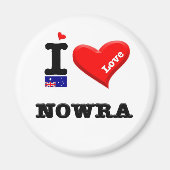 Aimant NOWRA - I Love (Devant)