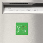 Aimant Nowruz Goldfish Vector Graphics Arrière - plan ver (In Situ (Lave-vaisselle))