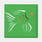 Aimant Nowruz Goldfish Vector Graphics Arrière - plan ver (Devant)