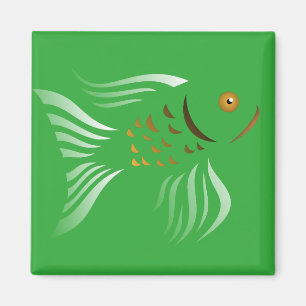 Aimant Nowruz Goldfish Vector Graphics Arrière - plan ver