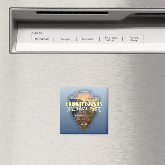 Aimant NP des îles Anglo-Normandes (pointe de flèche) (In Situ (Lave-vaisselle))