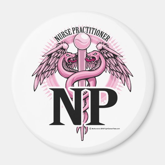 Aimant NP PINK Caduceus (Devant)