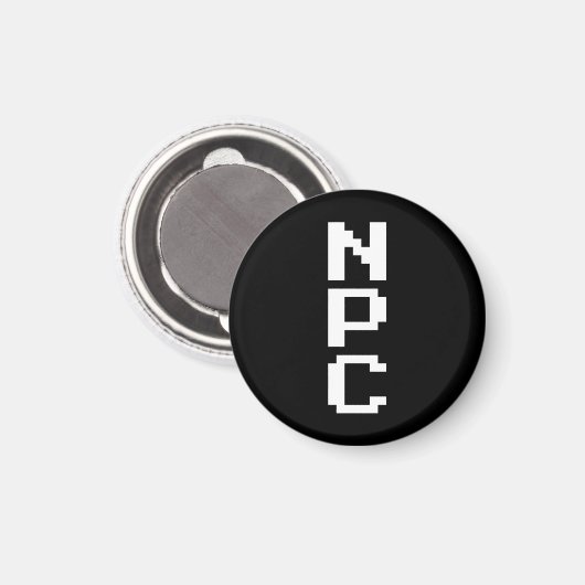 Aimant NPC - Caractère non jouable (Recto/Verso)