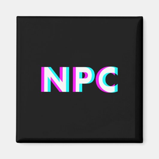 Aimant Npc Meme - Non Player Character 2  (Devant)