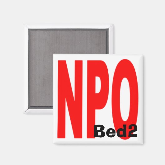 Aimant NPO, Bed2 (Recto/Verso)