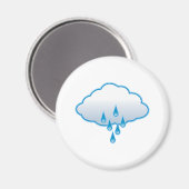 Aimant Nuage de pluie (Recto/Verso)