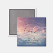 Aimant Nuage de rêve 9 de mariage (Recto/Verso)