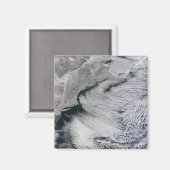 Aimant Nuages à travers les cieux de l'Atlantique Nord (Recto/Verso)