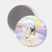 Aimant Nuages - Ange Rat Terrier (Recto/Verso)