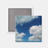 Aimant Nuages blancs doux (Recto/Verso)