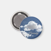 Aimant Nuages Célestes dans un Ciel Bleu (Recto/Verso)
