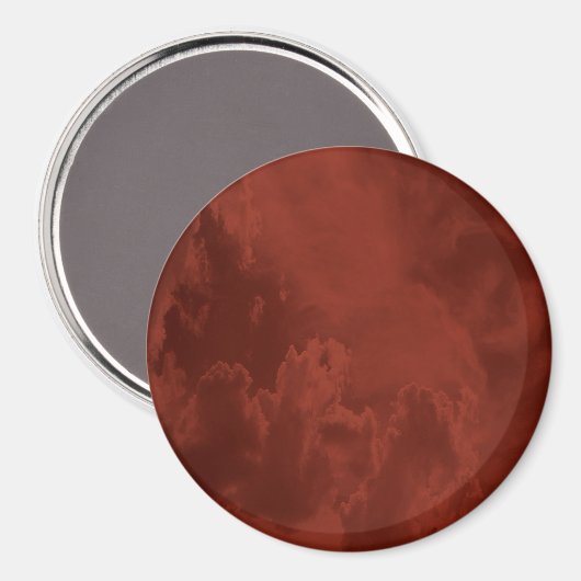 Aimant Nuages de feu... (Recto/Verso)