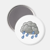 Aimant Nuages de pluie (Recto/Verso)