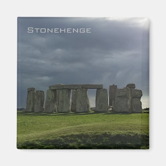 Aimant Nuages de tempête sur Stonehenge (Devant)