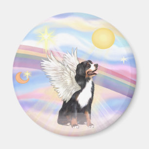 Aimant Nuages - L'Ange du chien de montagne bernois