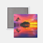 Aimant Nuages majestueux et réflexion (Recto/Verso)