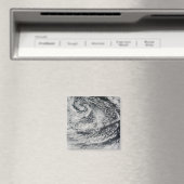 Aimant Nuages ondulés en forme de navire 2 (In Situ (Lave-vaisselle))