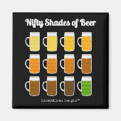 Aimant Nuances de bière (teintes/teintes de bière) (Devant)