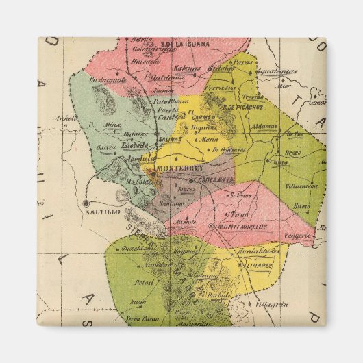 Aimant Nuevo Leon, Mexique (Devant)