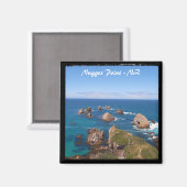 Aimant Nugget Point Rock Circle, NZ -2 (aimant frigo) (Recto/Verso)
