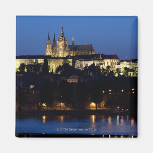 Aimant Nuit à Prague, République Tchèque (Devant)