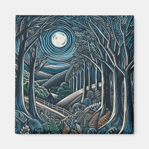 Aimant Nuit dans les bois