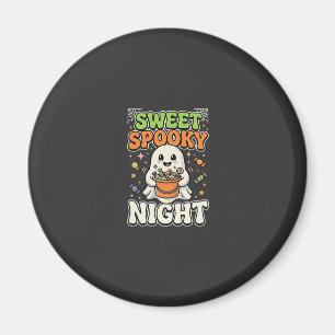 Aimant Nuit de chasse aux bonbons d'Halloween