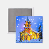 Aimant Nuit de Noël (Recto/Verso)