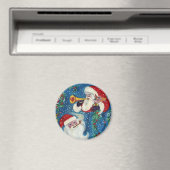 Aimant Nuit de Noël père Noël BUGLER (In Situ (Lave-vaisselle))