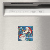 Aimant Nuit de Noël père Noël BUGLER (In Situ (Lave-vaisselle))