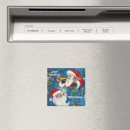 Aimant Nuit de Noël père Noël BUGLER (In Situ (Lave-vaisselle))