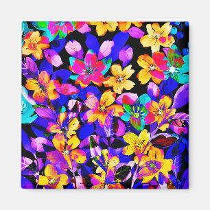 Aimant Nuit d'été Fleurs de Jardin en fleurs