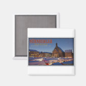 Aimant Nuit du marché de Noël de Nürnberg (Recto/Verso)