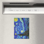 Aimant Nuit étoilée par Van Gogh, (In Situ (Lave-vaisselle))