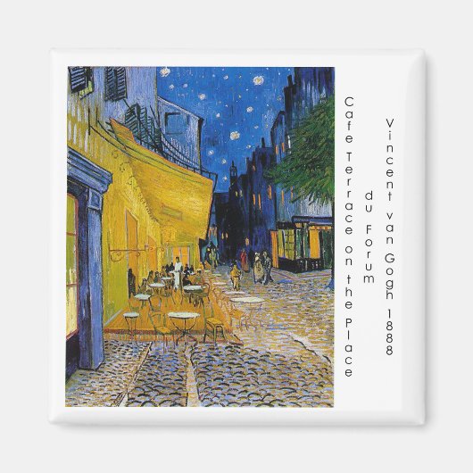 Aimant Nuit étoilée par Vincent van Gogh (Devant)