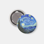 Aimant Nuit étoilée par Vincent van Gogh (Recto/Verso)