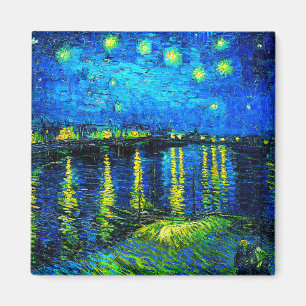 Aimant Nuit étoilée sur le Rhône par Vincent Van Gogh