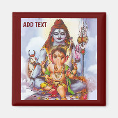 Aimant Nuit hindoue, Shiva (Devant)